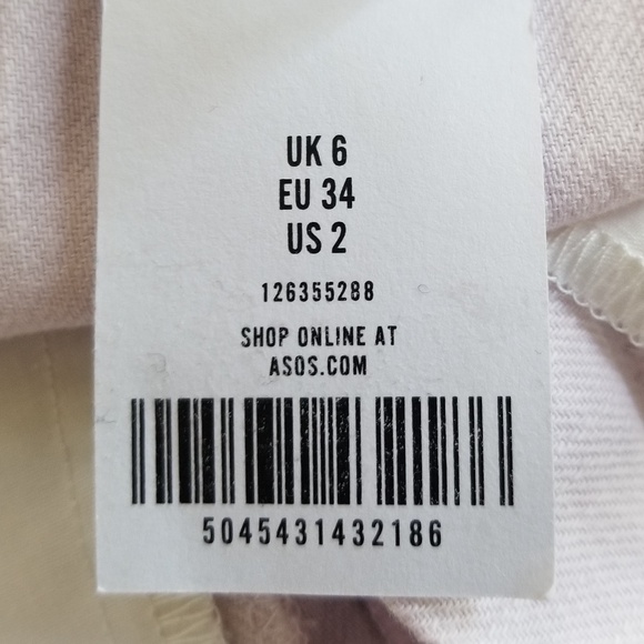 Topshop Pale Lilac Linen Blend High Waist Pleated Longline Shorts Size 2‎ NEW - Picture 10 of 12